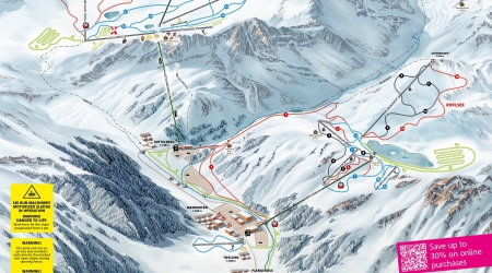 Pistekaart van Pitztaler Gletscher - Rifflsee